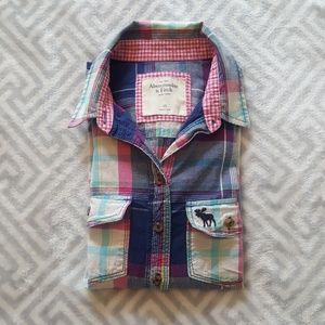 Abercrombie Long Sleeve Plaid Button Down